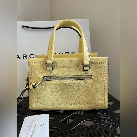 NEW Marc Jacobs Cruiser Leather Satchel/ Crossbody Bag - Picture 3 of 11
